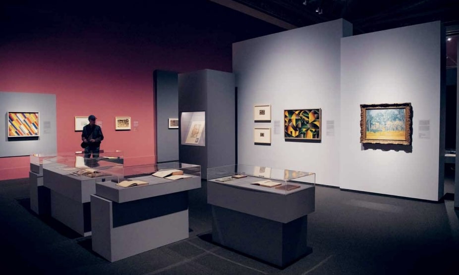 Részlet a Szépművészeti Múzeum Cezanne-tól Malevicsig. Árkádiától az absztrakcióig című kiállításából, fotó: © Szépművészeti Múzeum 2021